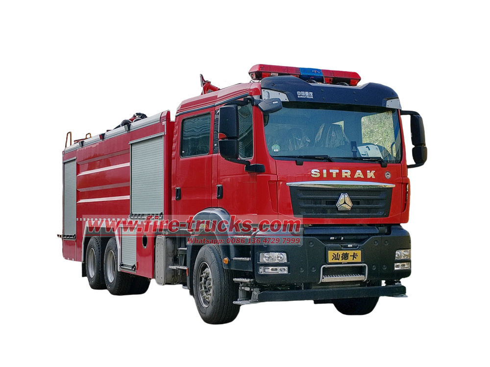  Howo Sitrak dry powder firefighting truck