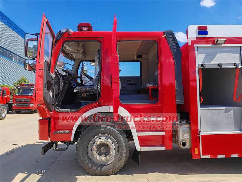 POWERSTAR fire truck with modified double cabin