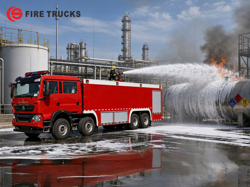 how to increase fire truck spray height