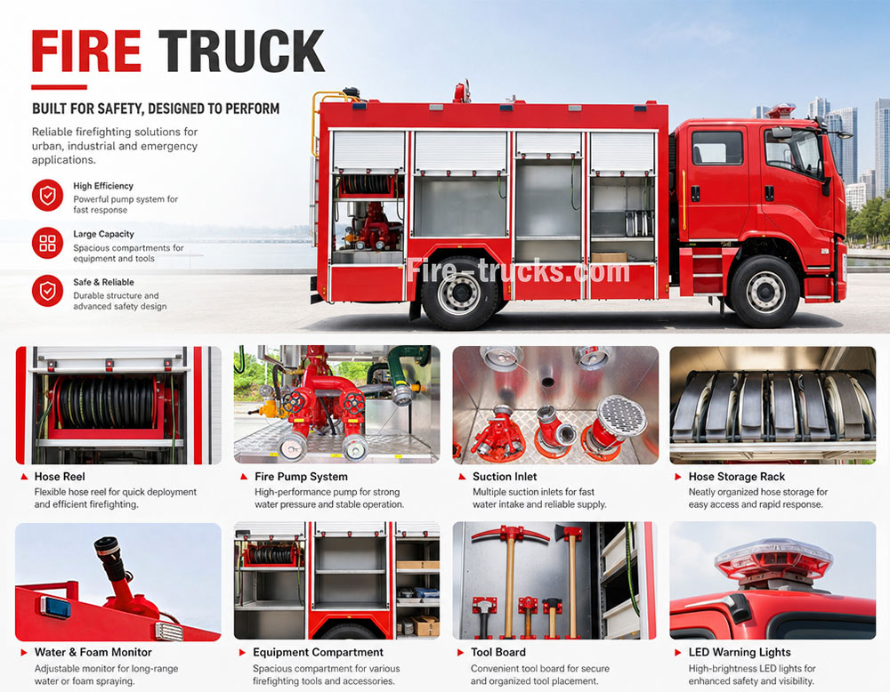 ISUZU GIGA 4x2 Official Fire Fighting Vehicle for Albania Industrial Fire ISUZU GIGA 4x2 Official Fire Fighting Vehicle for Albania Industrial Fire