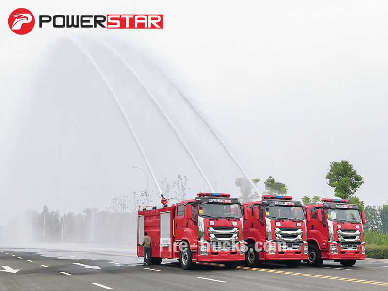 Isuzu water foam fire truck Isuzu water foam fire truck
