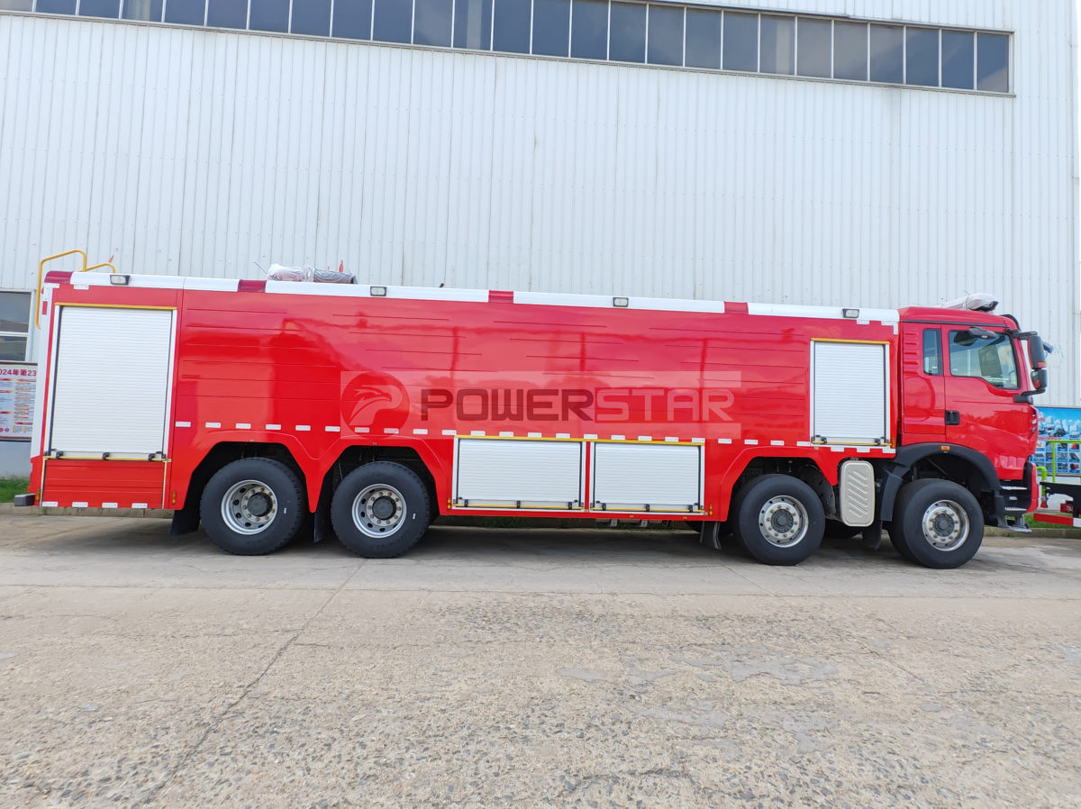 Heavy duty 8x4 fire tender with foam tank Heavy duty 8x4 fire tender with foam tank