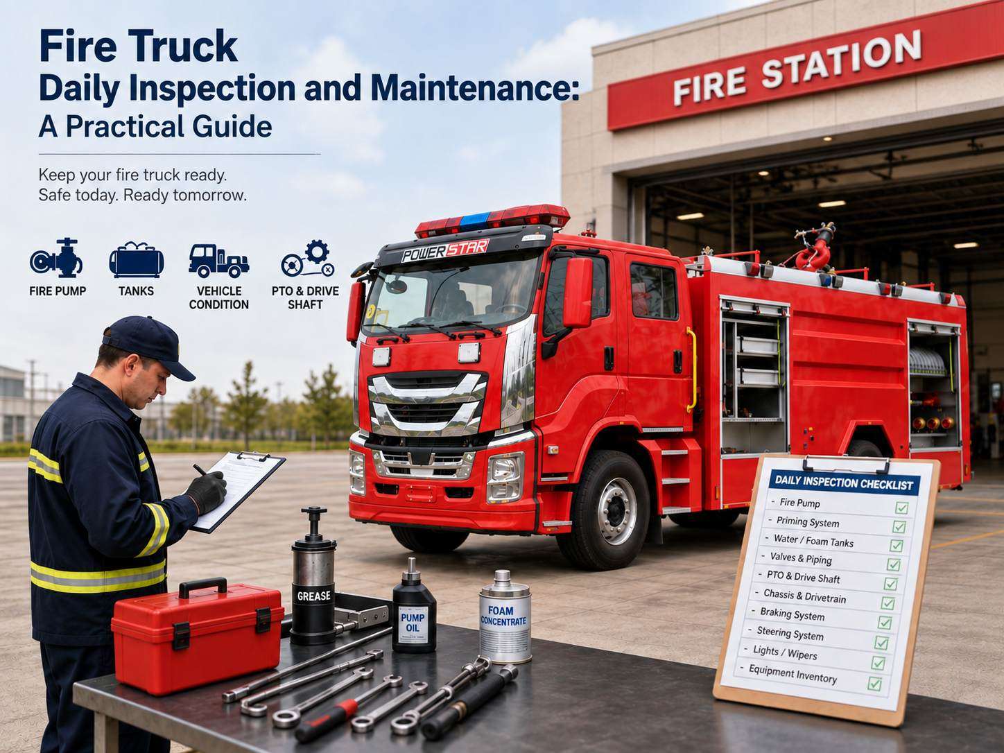 Fire Truck Daily Inspection and Maintenance Fire Truck Daily Inspection and Maintenance