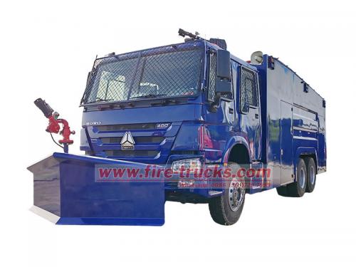 HOWO 6×4 Anti-riot water cannon truck
